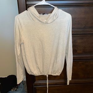 A thin pull over hoodie